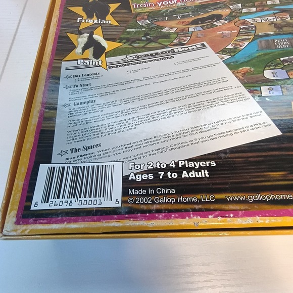 Gallop Home Board Game Train Your Horse & Win! Equestrian EUC - Picture 5 of 10